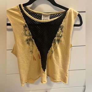 Furst of a kind mesh top